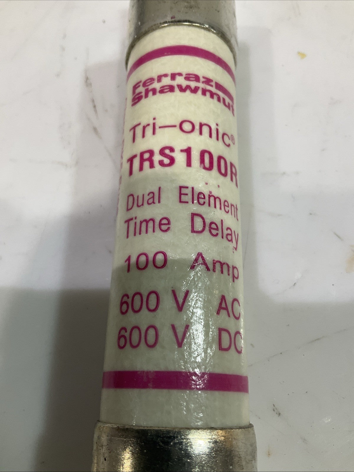 FERRAZ SHAWMUT TRS100R DUAL ELEMENT TIME DELAY CLASS RK5 FUSE 100AMP 600V Z2M