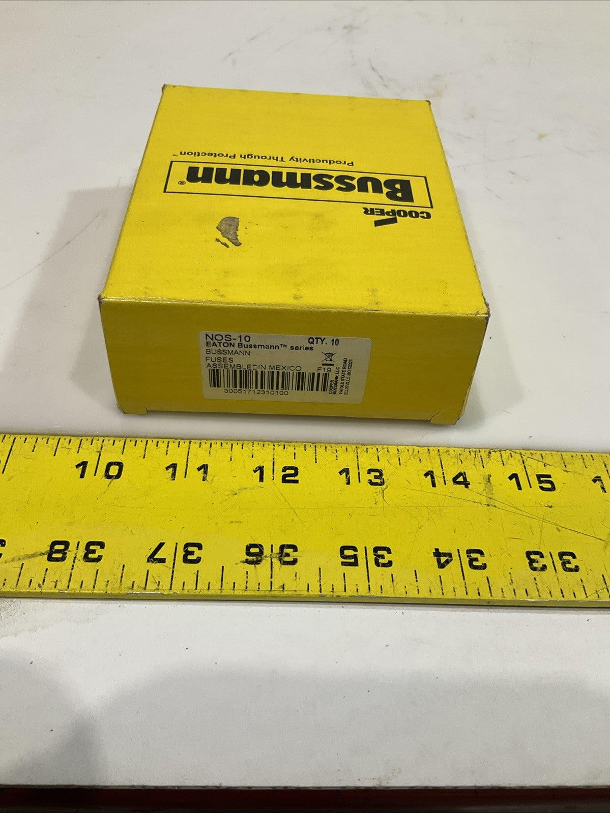 BUSSMANN NOS-10 GENERAL PURPOSE GLASS K5 FUSE LOT OF 10 Z2M