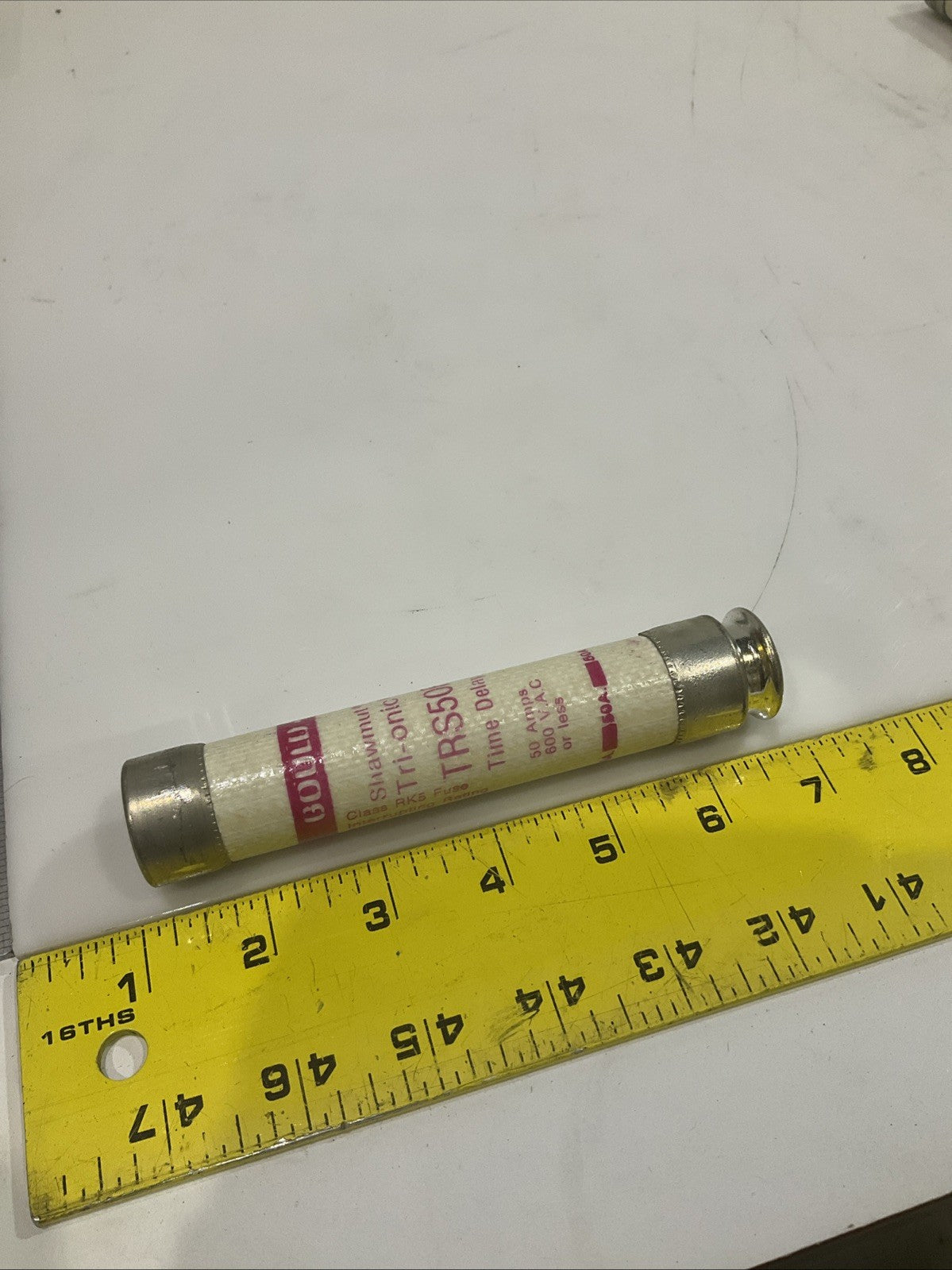 GOULD SHAWMUT TRS50R DUAL ELEMENT TIME DELAY 50AMPS 600VAC LOT OF 10 Z2M