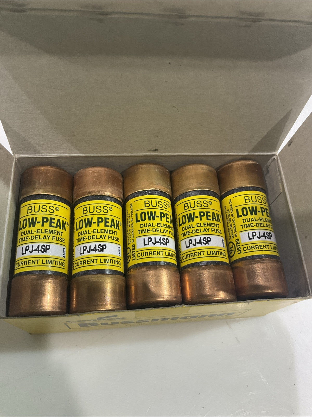 COOPER BUSSMANN LPJ-4SP DUAL -ELEMENT TIME DELAY FUSE LOT OF 10 Z2M