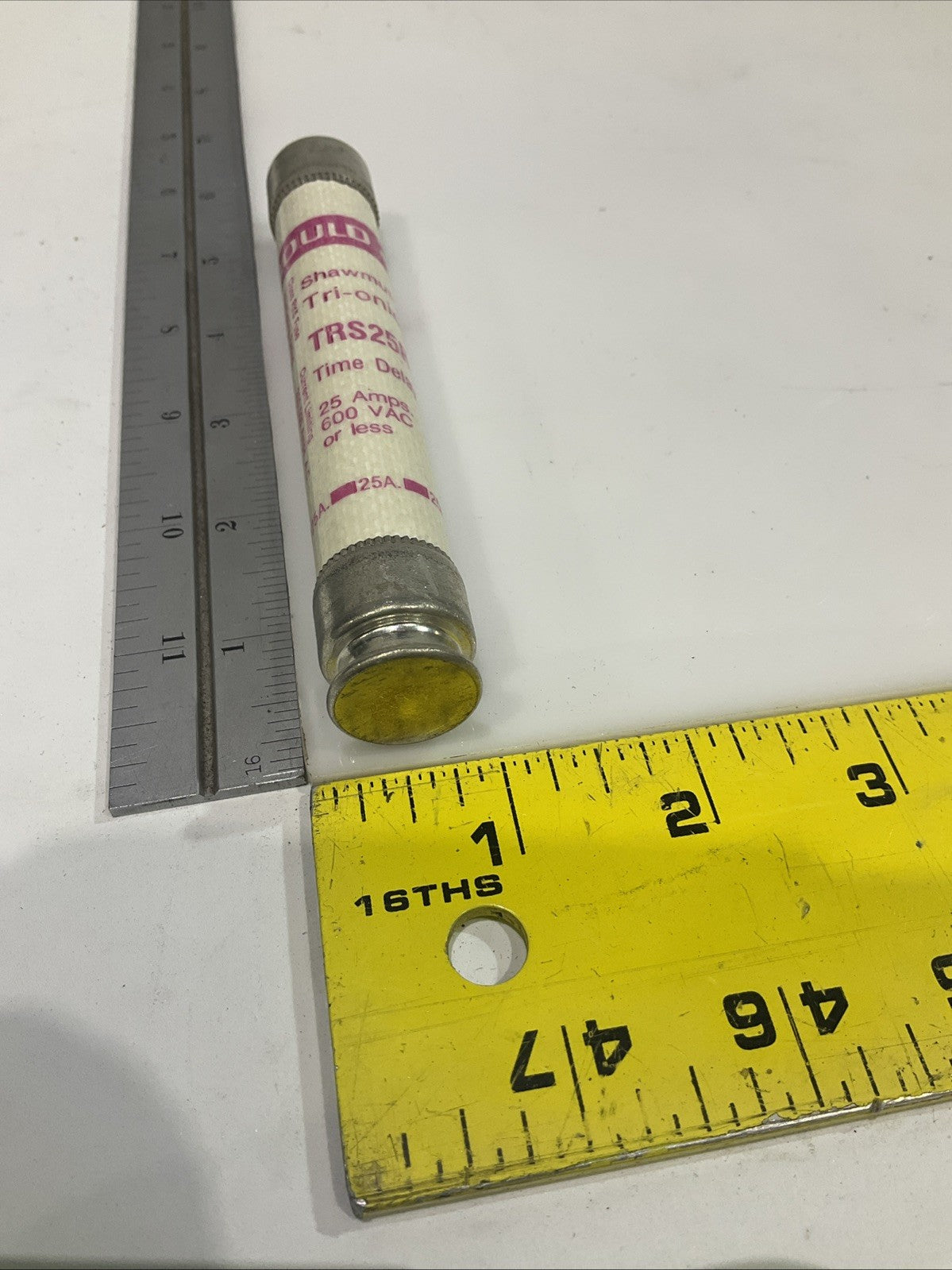 GOULD SHAWMUT TRS25R TIME DELAY FUSE CLASS RK5 25AMP 600VAC LOT OF 7 Z2M