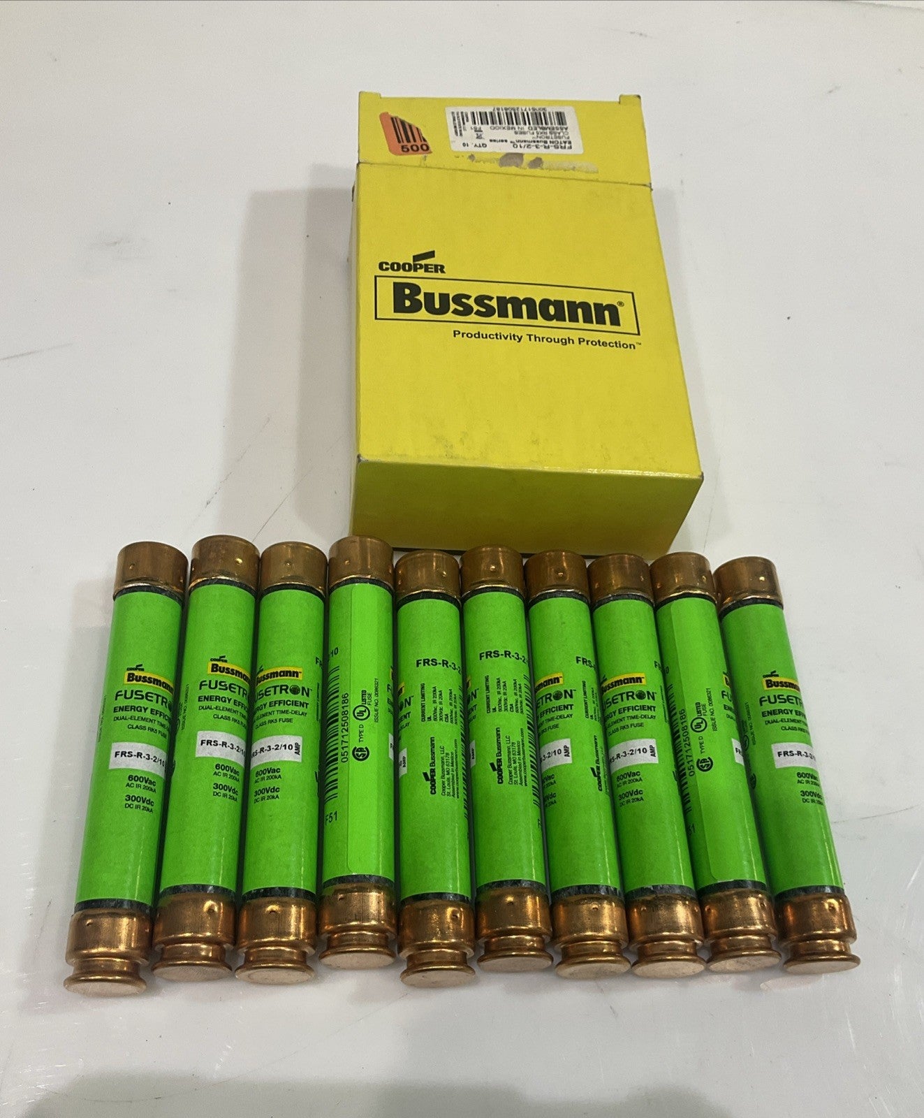 COOPER BUSSMANN FRS-R-3-2/10 ENERGY EFFICIENT ELEMENT TIME DELAY QTY 10 Z2M