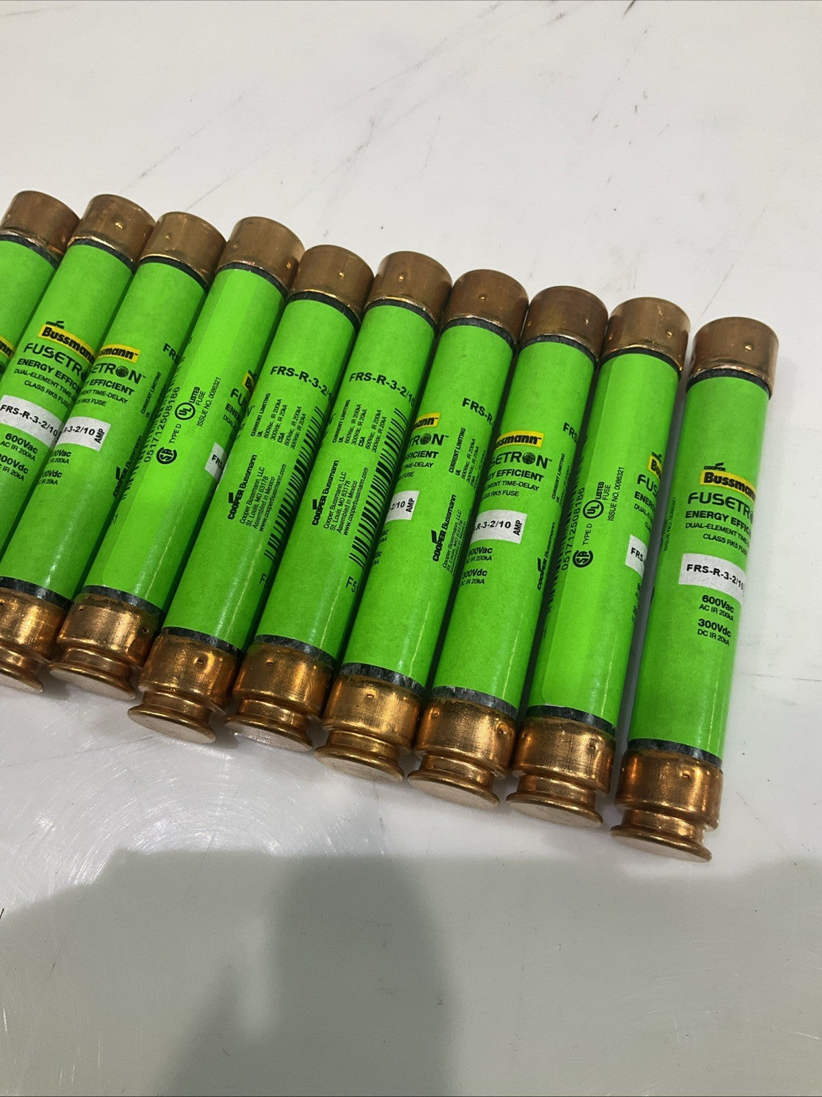 COOPER BUSSMANN FRS-R-3-2/10 ENERGY EFFICIENT ELEMENT TIME DELAY QTY 10 Z2M