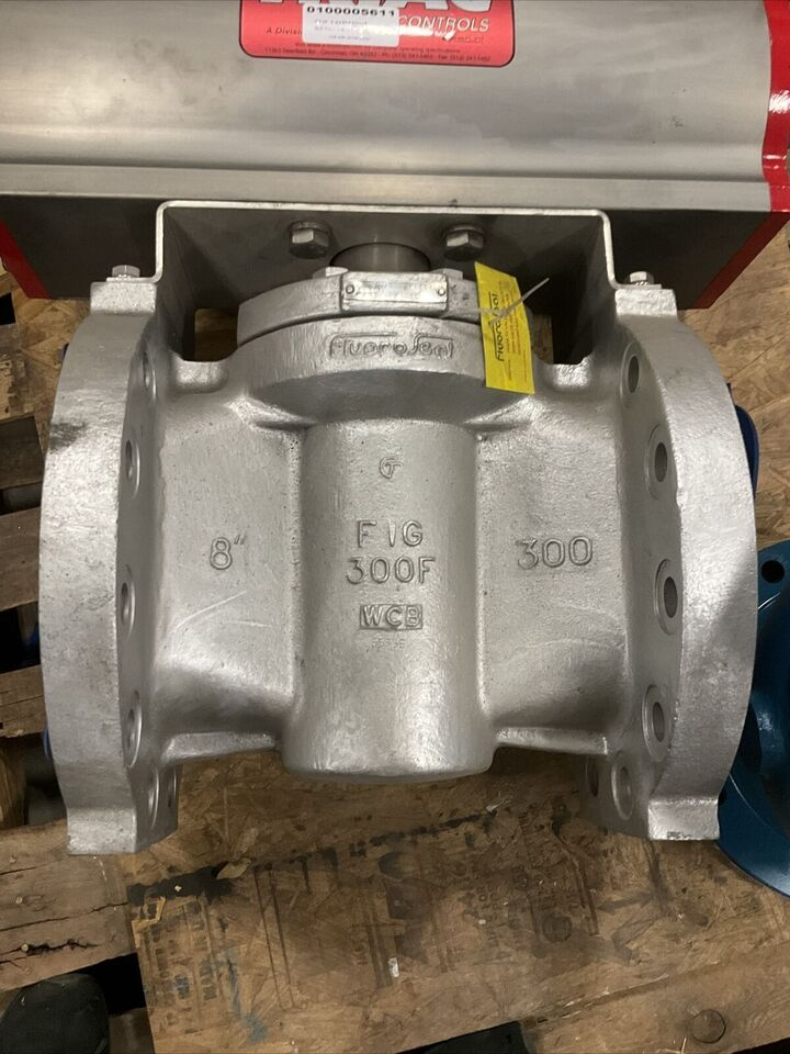 FLUOROSEAL 8" PLUG VALVE 15/020114C 8-R302F WITH TRIAC ACTUATOR 2R3500DA