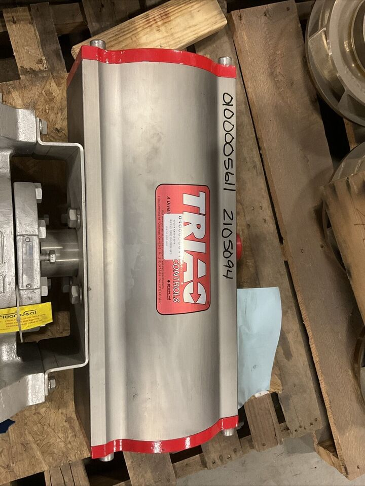 FLUOROSEAL 8" PLUG VALVE 15/020114C 8-R302F WITH TRIAC ACTUATOR 2R3500DA