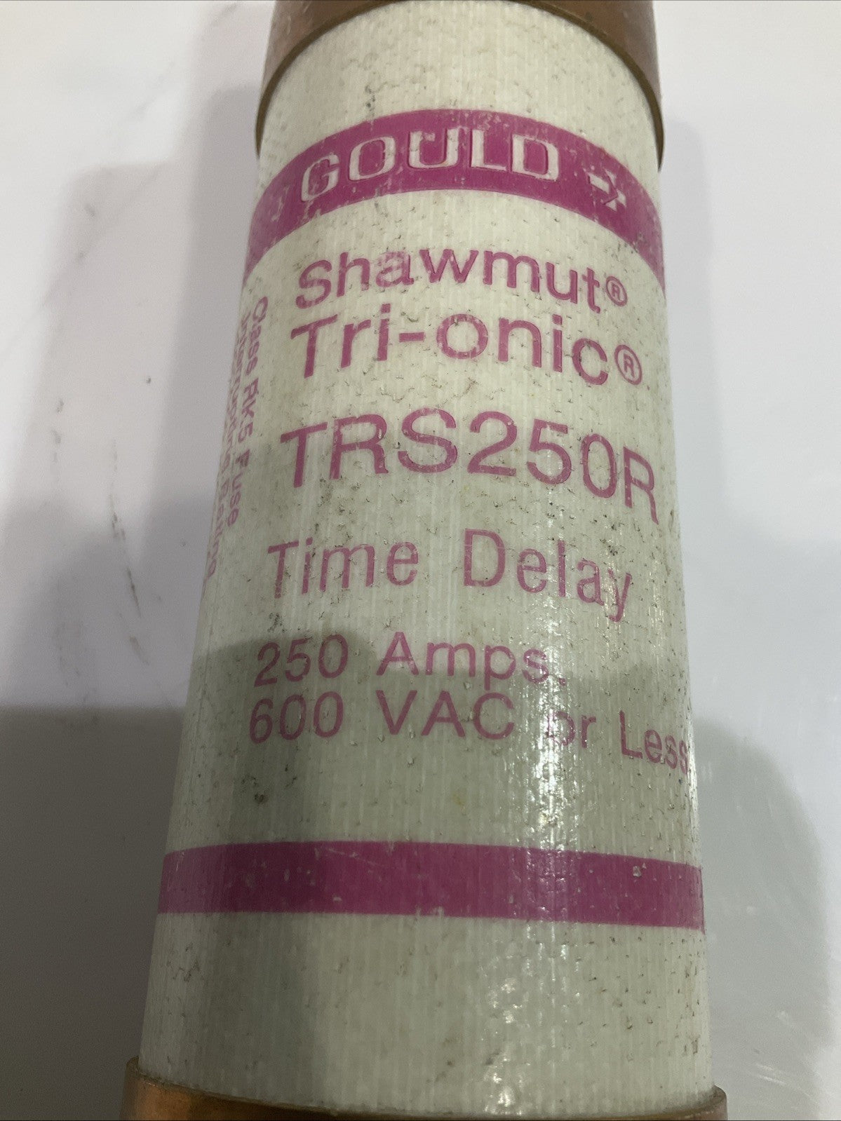 GOULD SHAWMUT TRS250R TIME DELAY 250AMPS 600VAC CLASS RK5 FUSE Z2M