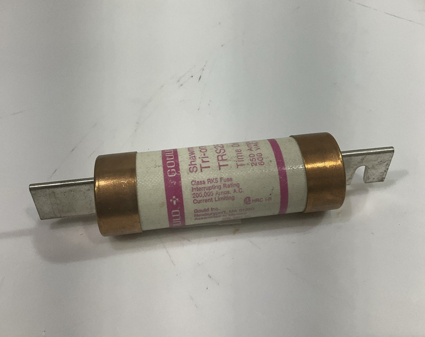 GOULD SHAWMUT TRS250R TIME DELAY 250AMPS 600VAC CLASS RK5 FUSE Z2M