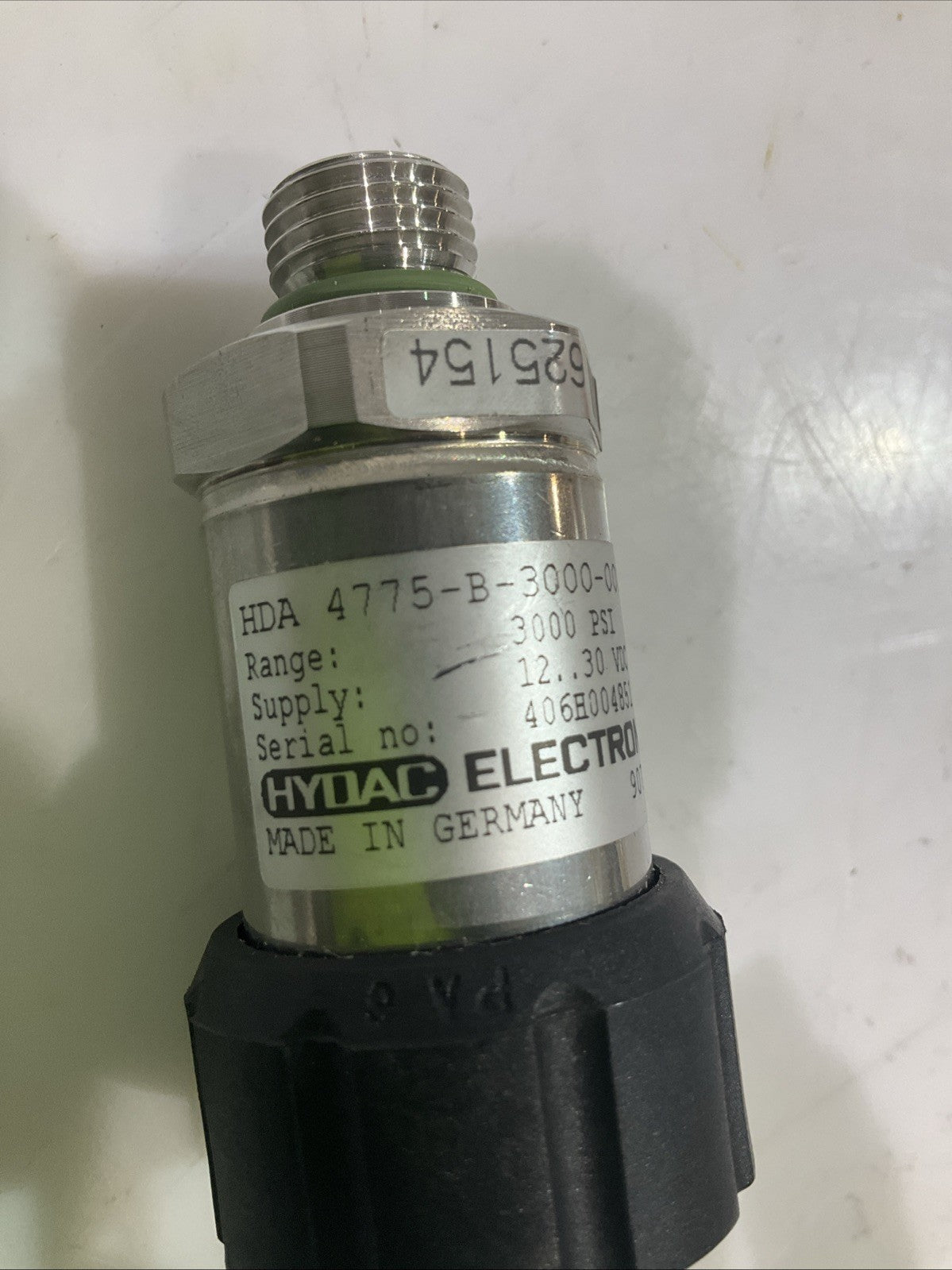 HYDAC ELECTRONIC 4775-B-3000-000 406H004851 PRESSURE TRANSDUCER LOT OF 2 Z2M