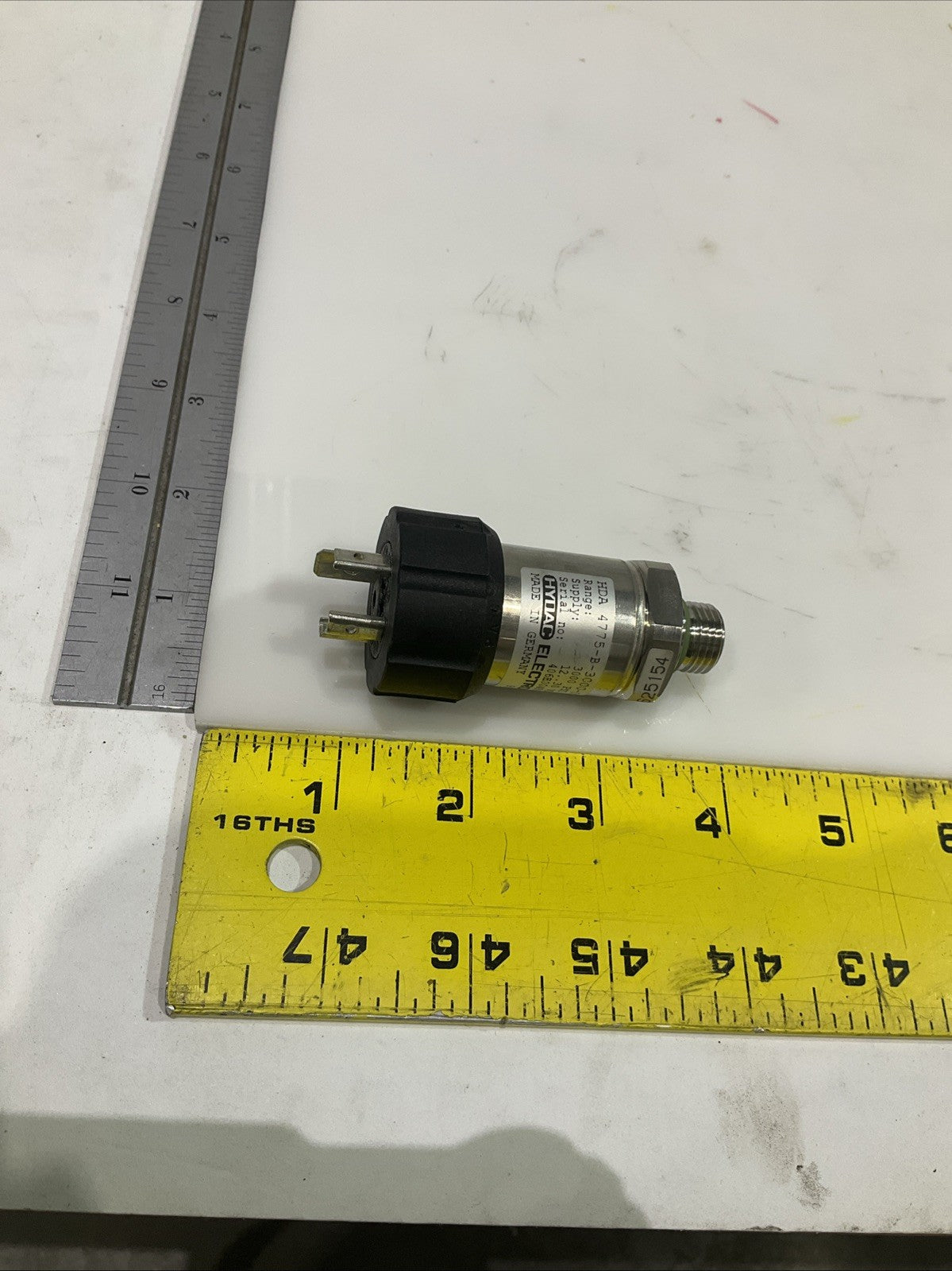 HYDAC ELECTRONIC 4775-B-3000-000 406H004851 PRESSURE TRANSDUCER LOT OF 2 Z2M