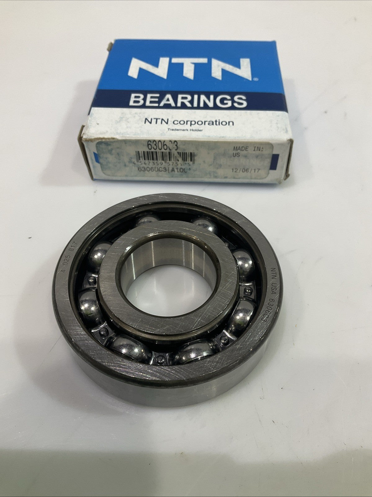NTN 6306C3 SINGLE ROW RADIAL BALL BEARING LOT OF 2 Z2M