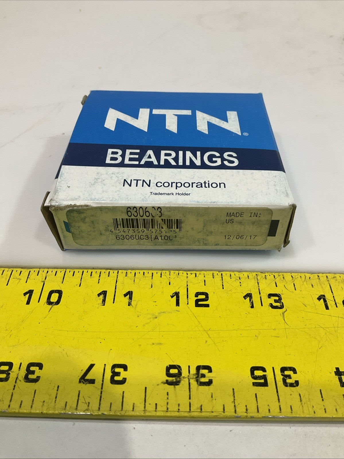 NTN 6306C3 SINGLE ROW RADIAL BALL BEARING LOT OF 2 Z2M