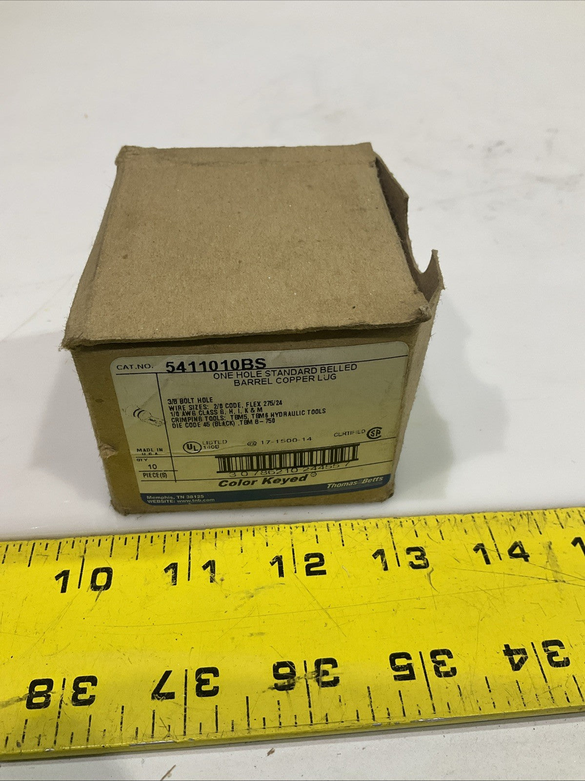 THOMAS & BETTS 5411010BS HOLE STANDARD BELLED BARREL LOT OF 16 Z2M