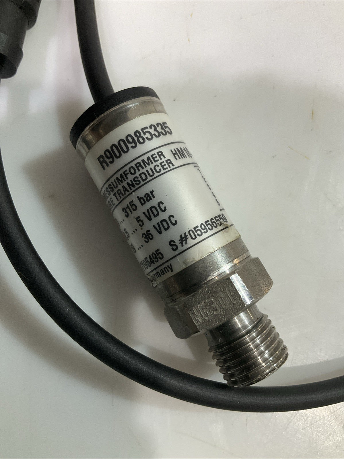 REXROTH R900985335 PRESSURE TRANSDUCER 36VDC Z2M