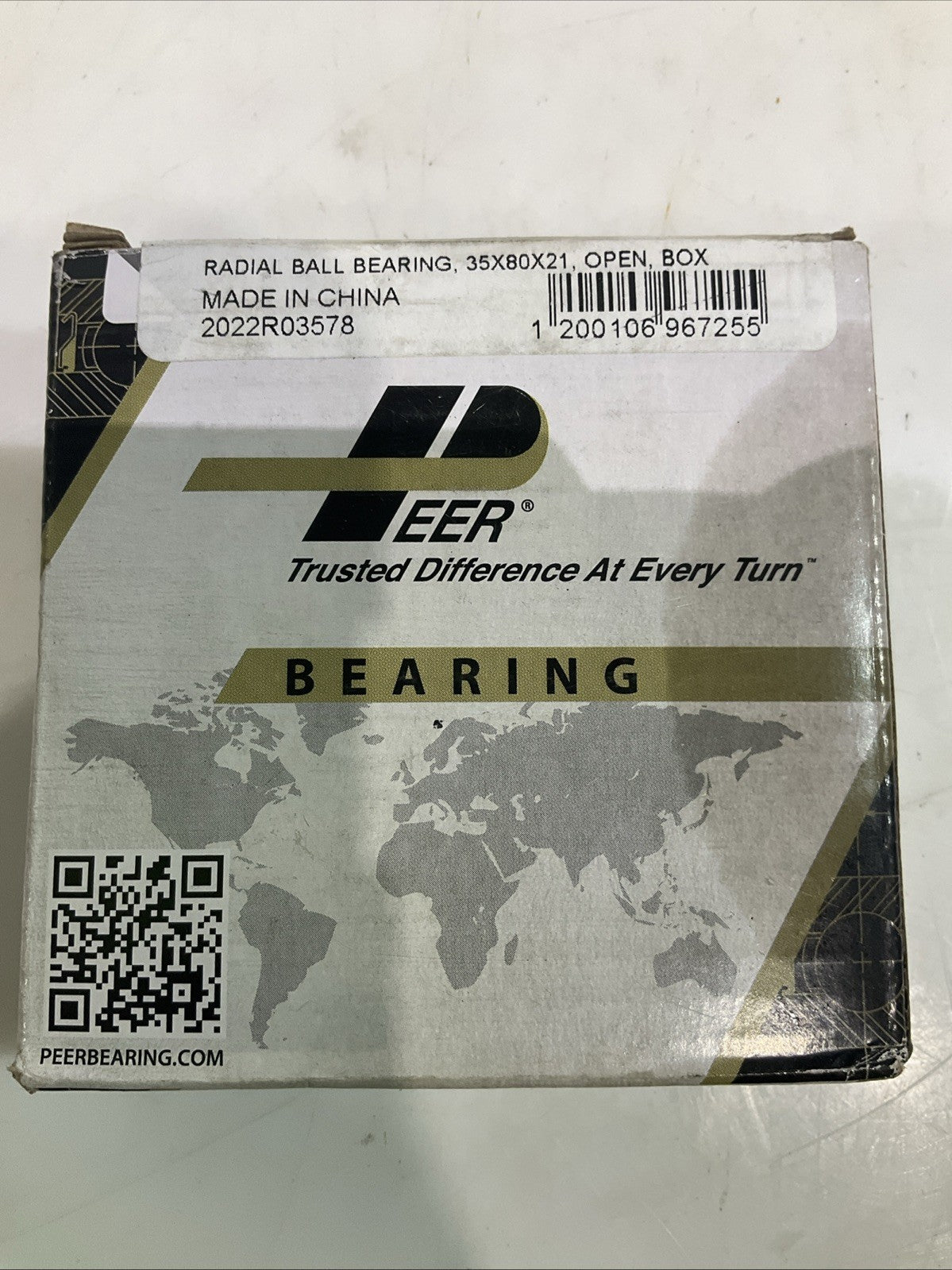 PEER 6307 DEEP GROOVE RADIAL BALL BEARING LOT OF 3 Z2M