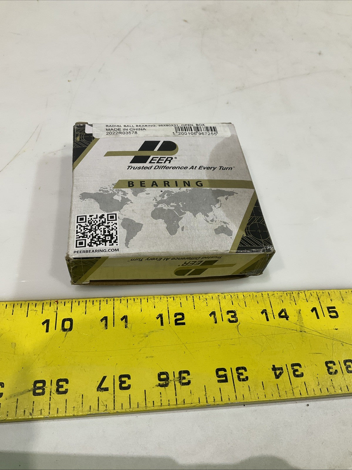 PEER 6307 DEEP GROOVE RADIAL BALL BEARING LOT OF 3 Z2M