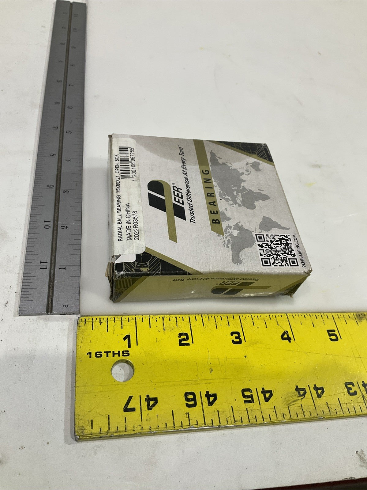 PEER 6307 DEEP GROOVE RADIAL BALL BEARING LOT OF 3 Z2M
