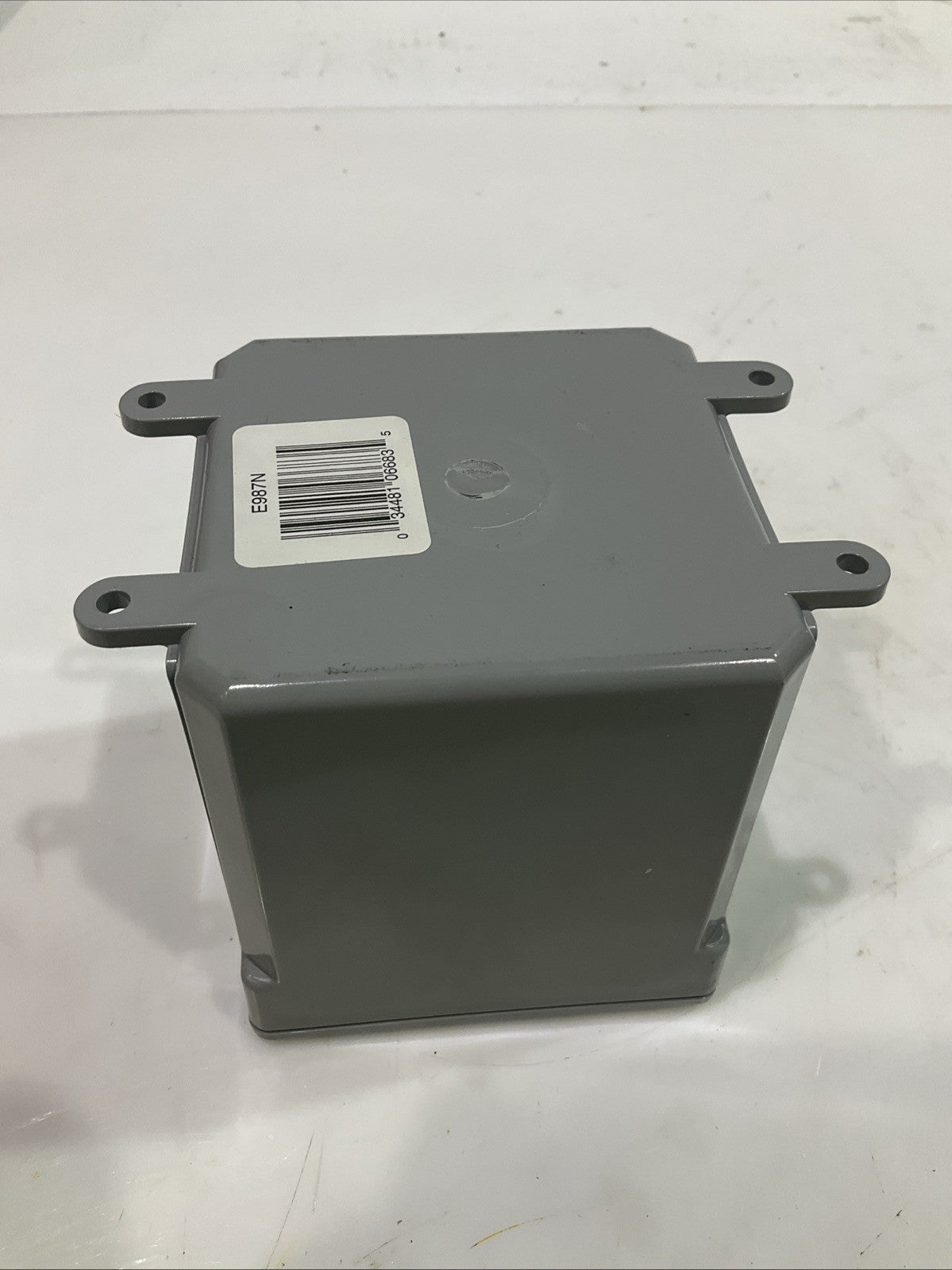 CARLON E987N GRAY 5X5X5 JUNCTION BOX LOT OF 4 Z2M
