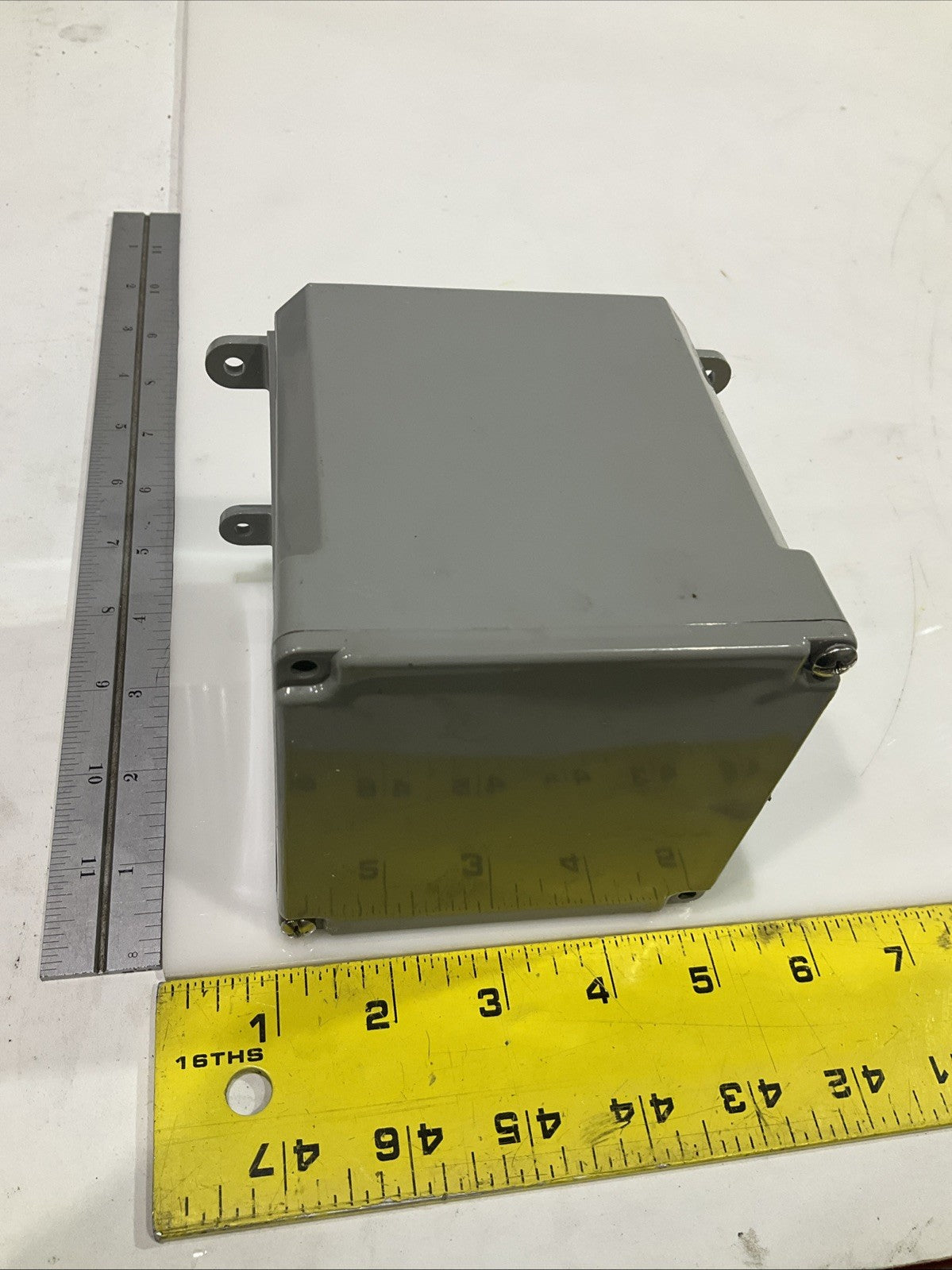 CARLON E987N GRAY 5X5X5 JUNCTION BOX LOT OF 4 Z2M