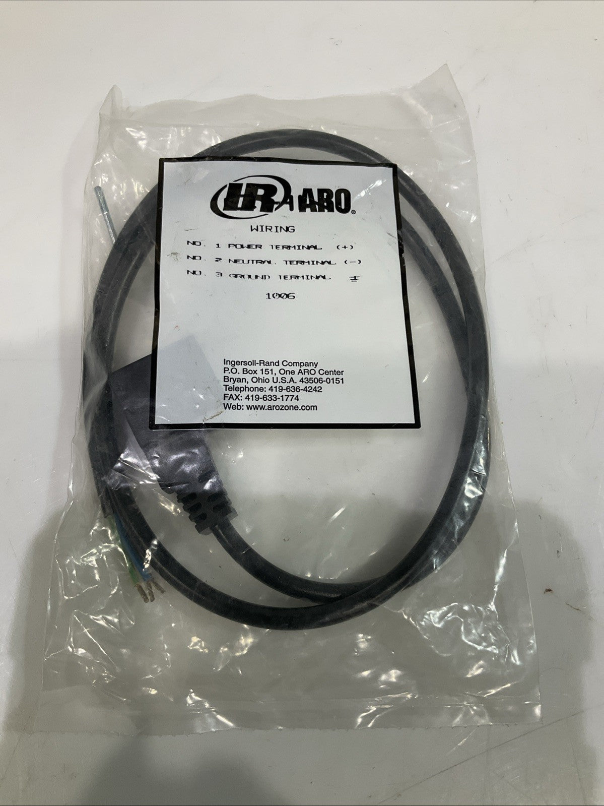 IR ARO CHW 1006 BLACK SOL CONNECTOR REPLACEMENT LOT OF 4 Z2M