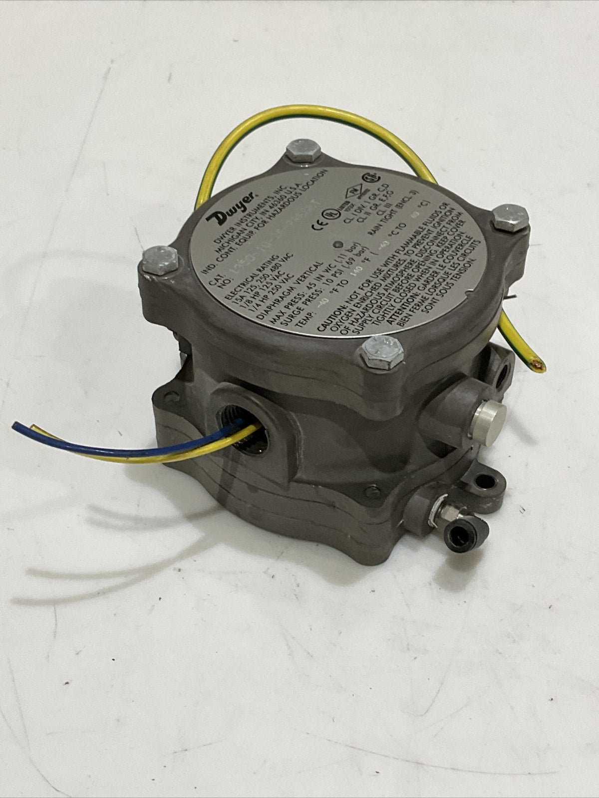 DWYER 1950-10-2F-PRESET DEFERENTIAL POWER SWITCH CDM