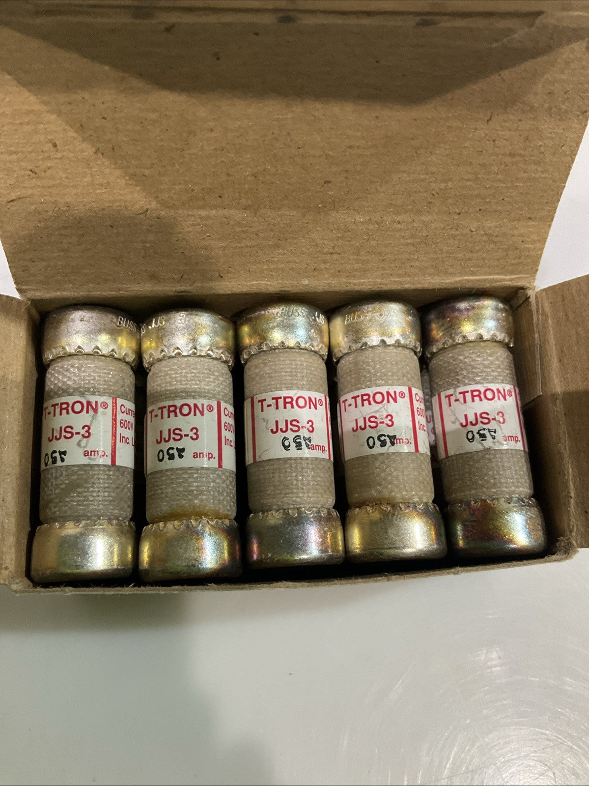 BUSSMANN T-TRON JJS-3 600V CURRENT LIMITING CLASS T FUSES LOT OF 10 Z2M