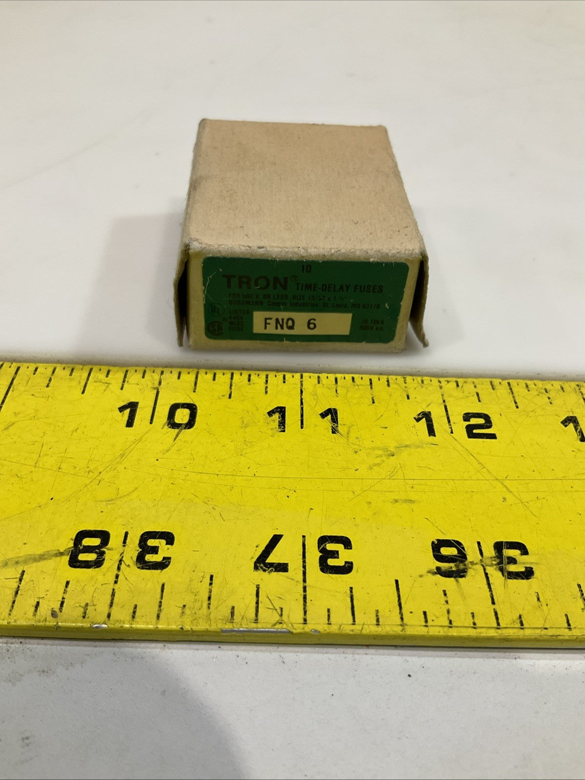 TRON FNQ6 TIME DELAY FUSE 10KA 500V LOT OF 8 Z2M