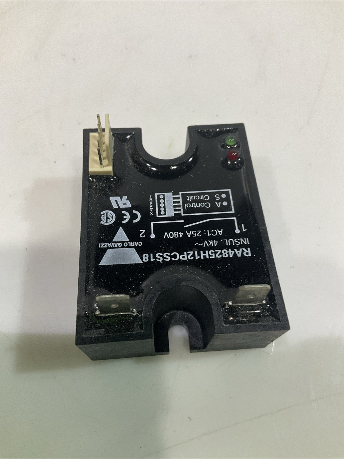 CARLO GAVAZZI RA4825H12PCSS18 SOLID STATE RELAY 25A-480V Z2M