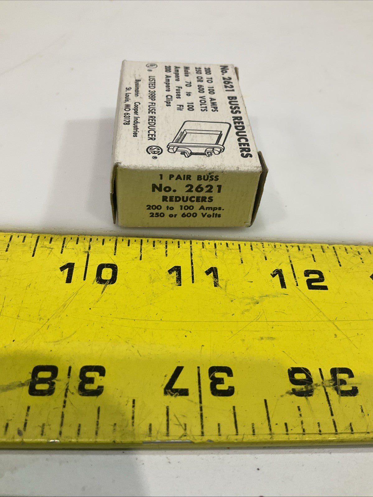 BUSSMANN - COOPER 2621 REDUCERS FUCER 100AMPS 600 VOLTS LOT OF 4 Z2M