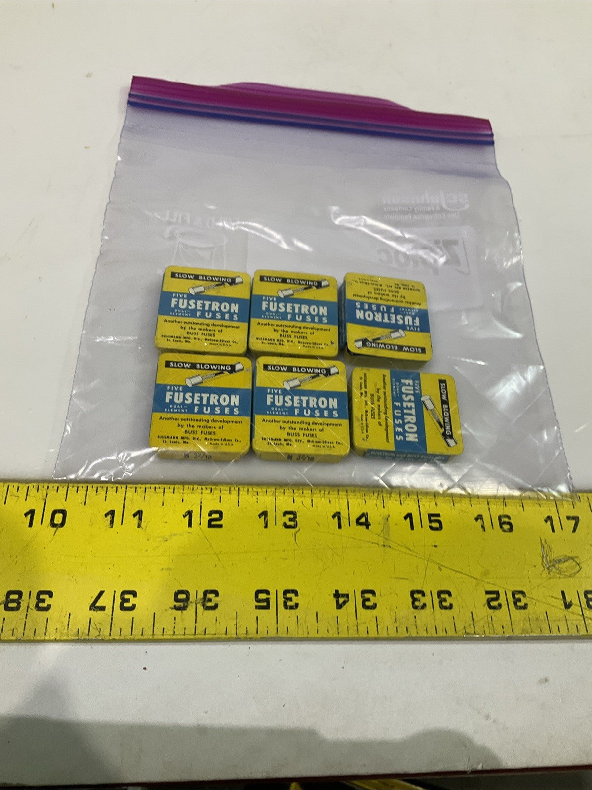 FIVE FUSETRON N 32/10 SLOW-BLOW FUSE LOT OF 29 Z2M