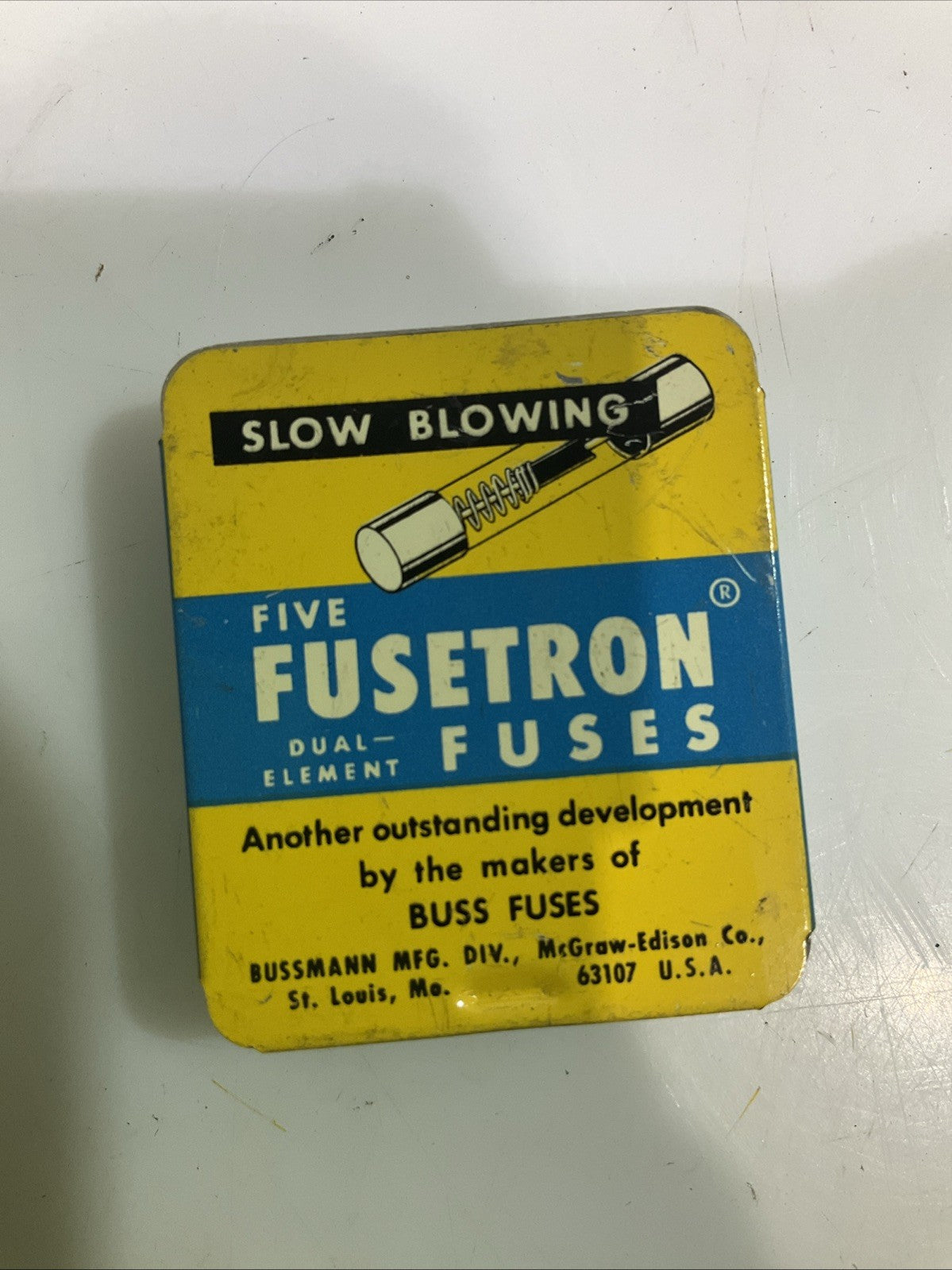 EATON FUSETRON MDA1/10 SLOW-BLOW CERAMIC FUSE LOT OF 9 Z2M