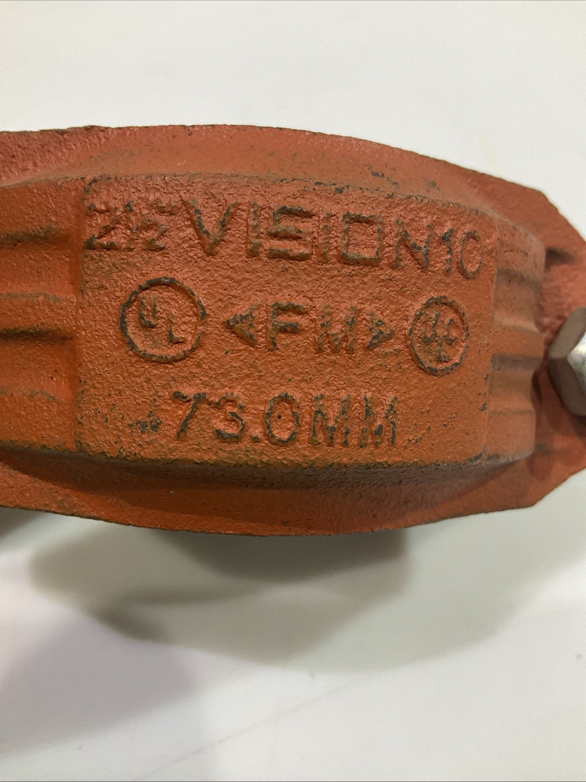 VISION FM 2 1/2" GROOVED. COUPLING 73.OMM Y2M