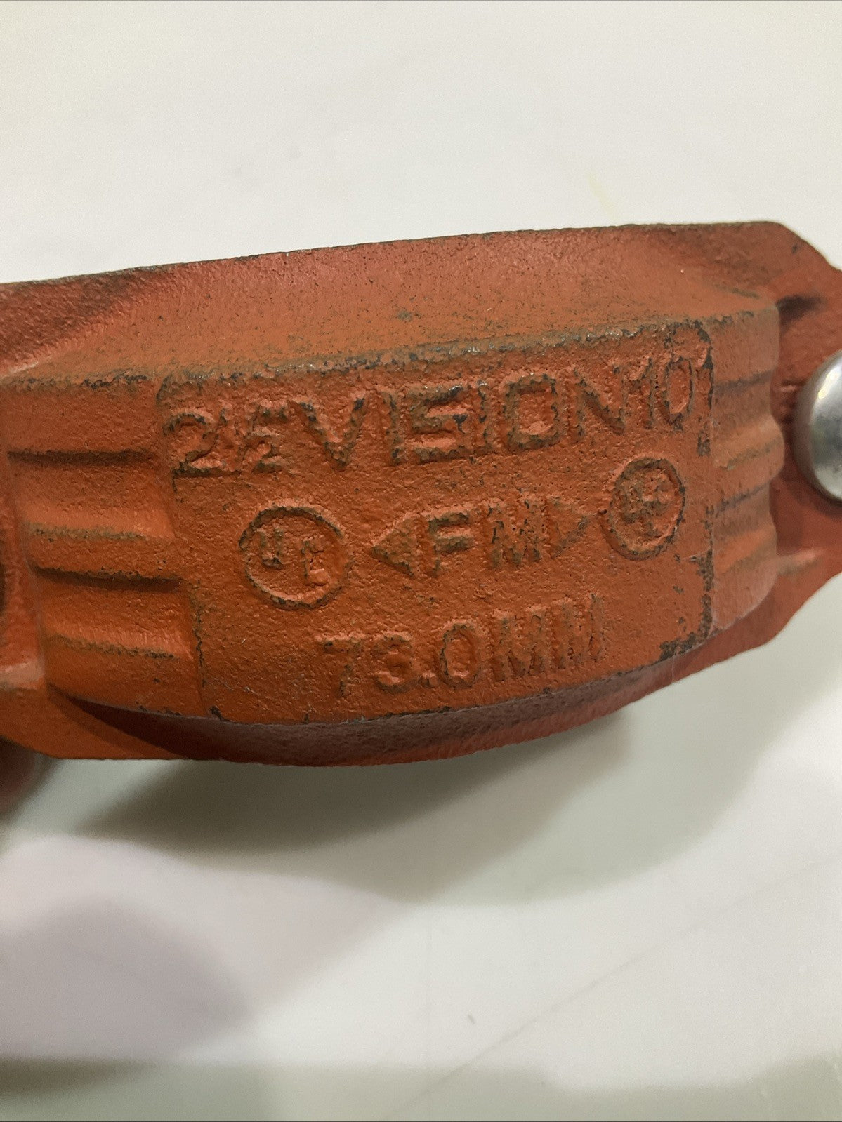 VISION FM 2 1/2" GROOVED. COUPLING 73.OMM Y2M