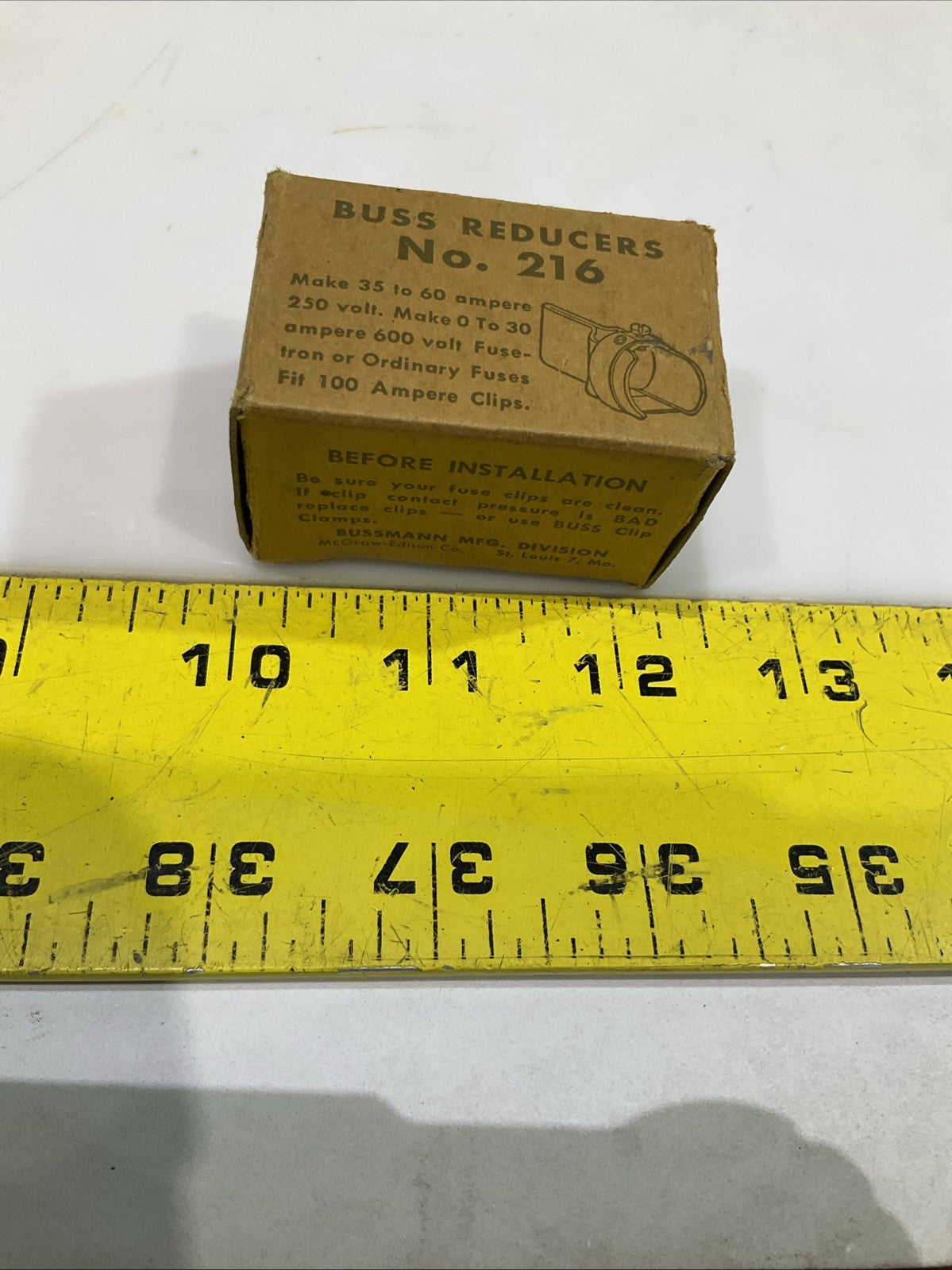 EATON BUSSMANN 216 FUSE REDUCERS LOT OF 2 Z2M