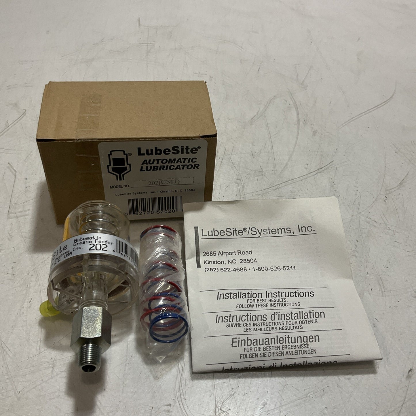 LUBESITE 202 AUTOMATIC GREASE FEEDER C2H
