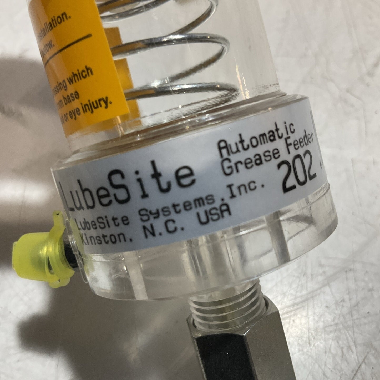 LUBESITE 202 AUTOMATIC GREASE FEEDER C2H