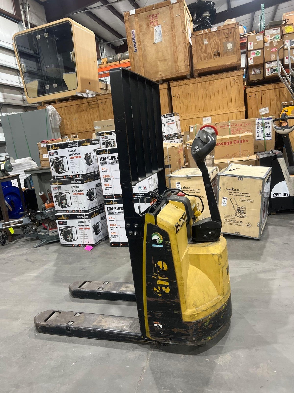2020 YALE PALLET JACK MODEL MPB045VGN24T2534,ELECTRIC, 24V