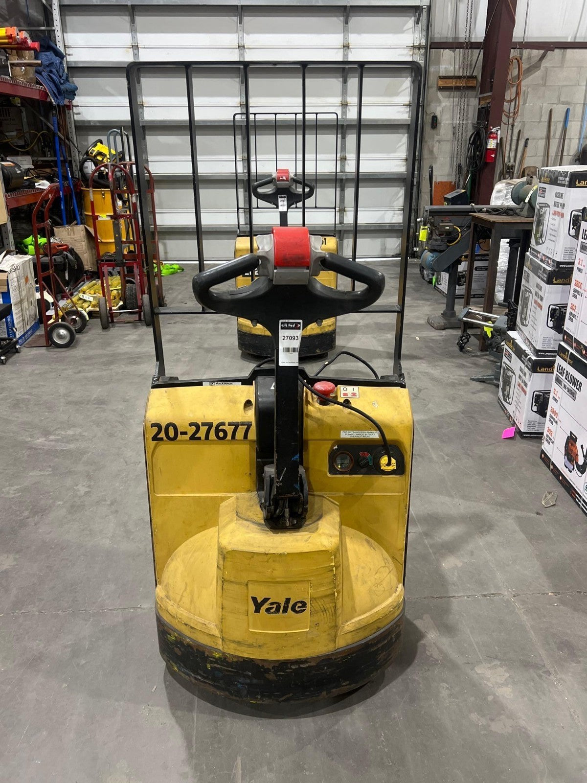 2020 YALE PALLET JACK MODEL MPB045VGN24T2534,ELECTRIC, 24V