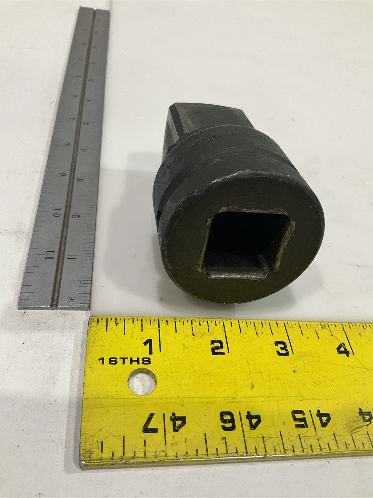 SNAP-ON 1/1 -1/2 IN IM-35 SQUARE DRIVE PIN HOLE IMPACT ADAPTER SOCKET NY2M