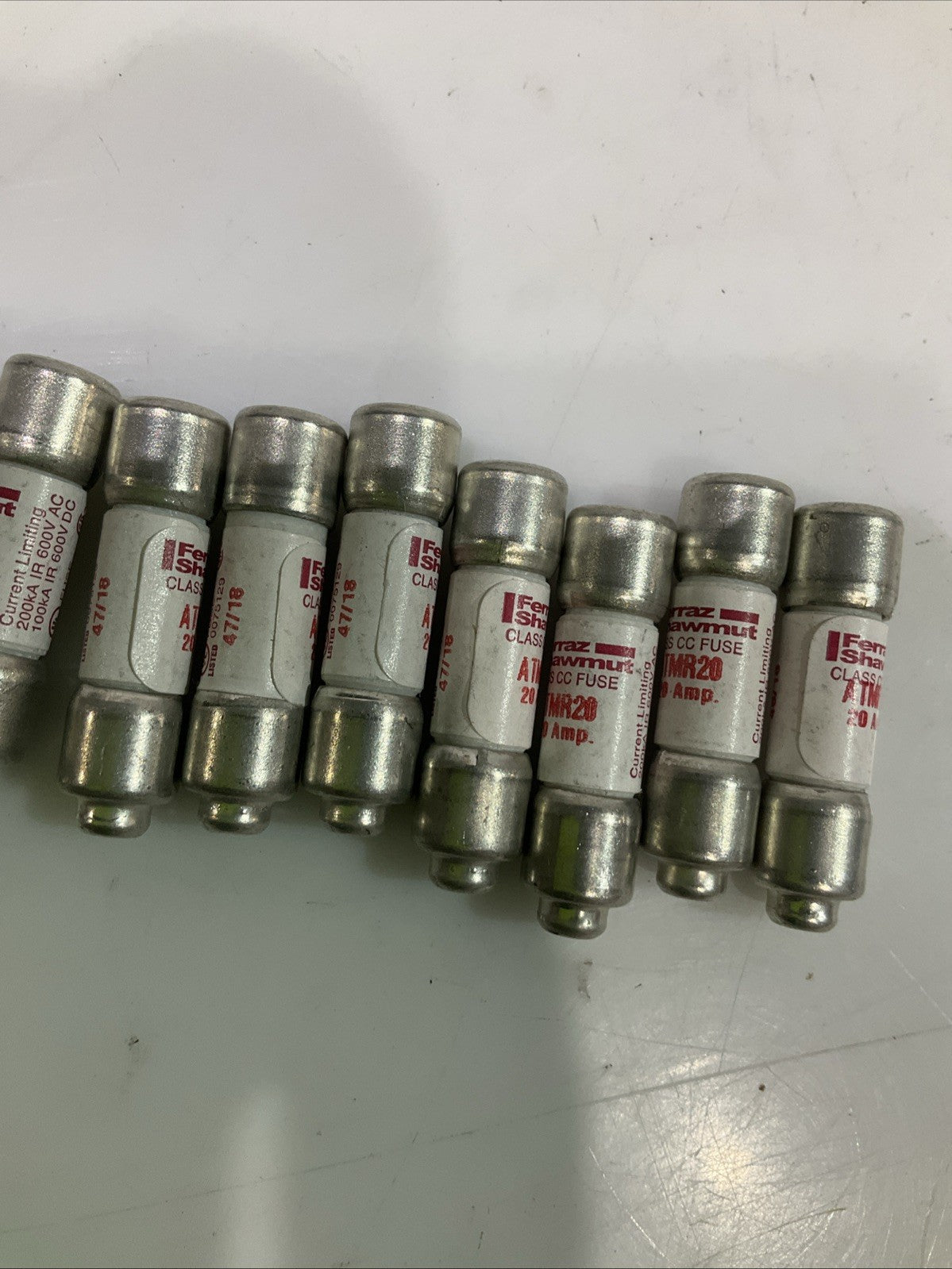 MERSEN- FERRAZ SHAWMUT ATMR20 20AMP FAST ACTING CURRENT LIMITING FUSE QTY 10 Z2M