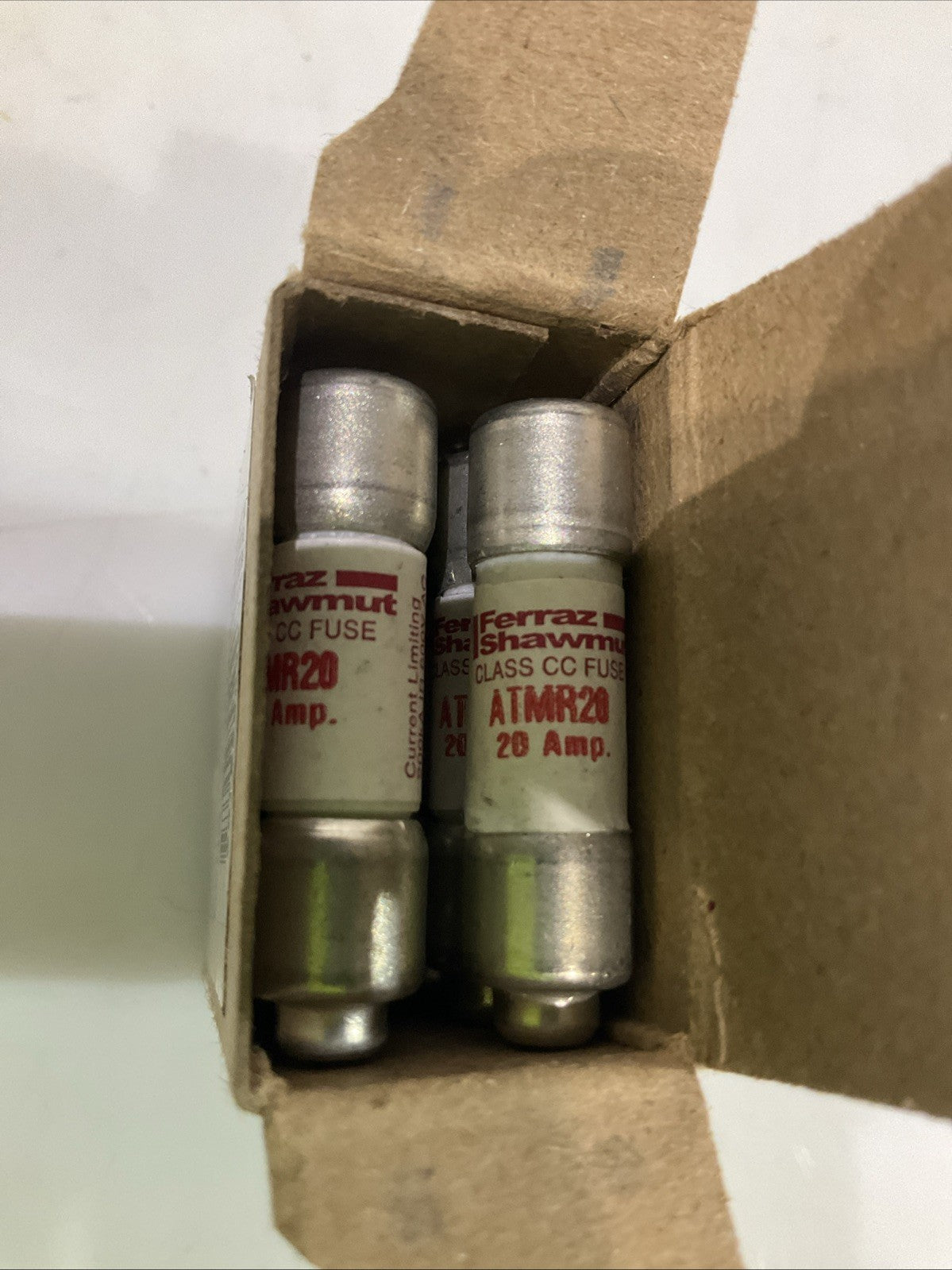 MERSEN- FERRAZ SHAWMUT ATMR20 20AMP FAST ACTING CURRENT LIMITING FUSE QTY 10 Z2M