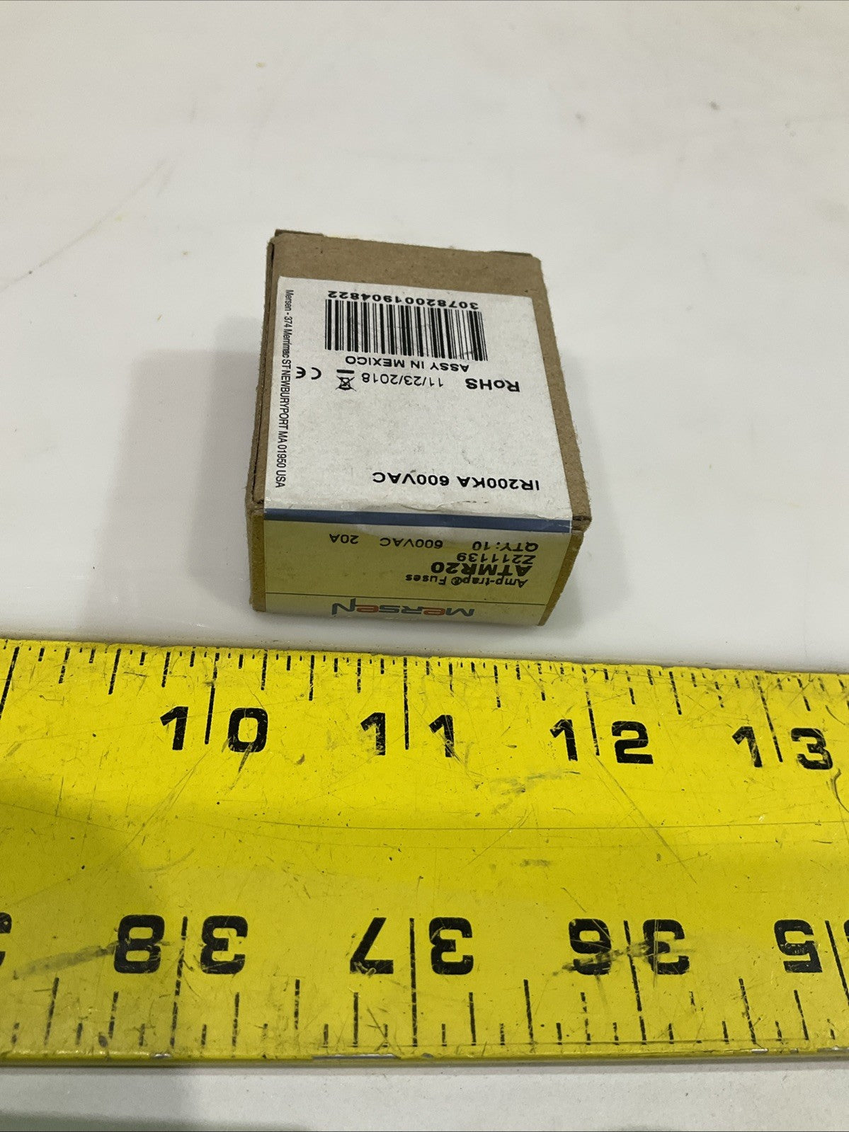 MERSEN- FERRAZ SHAWMUT ATMR20 20AMP FAST ACTING CURRENT LIMITING FUSE QTY 10 Z2M