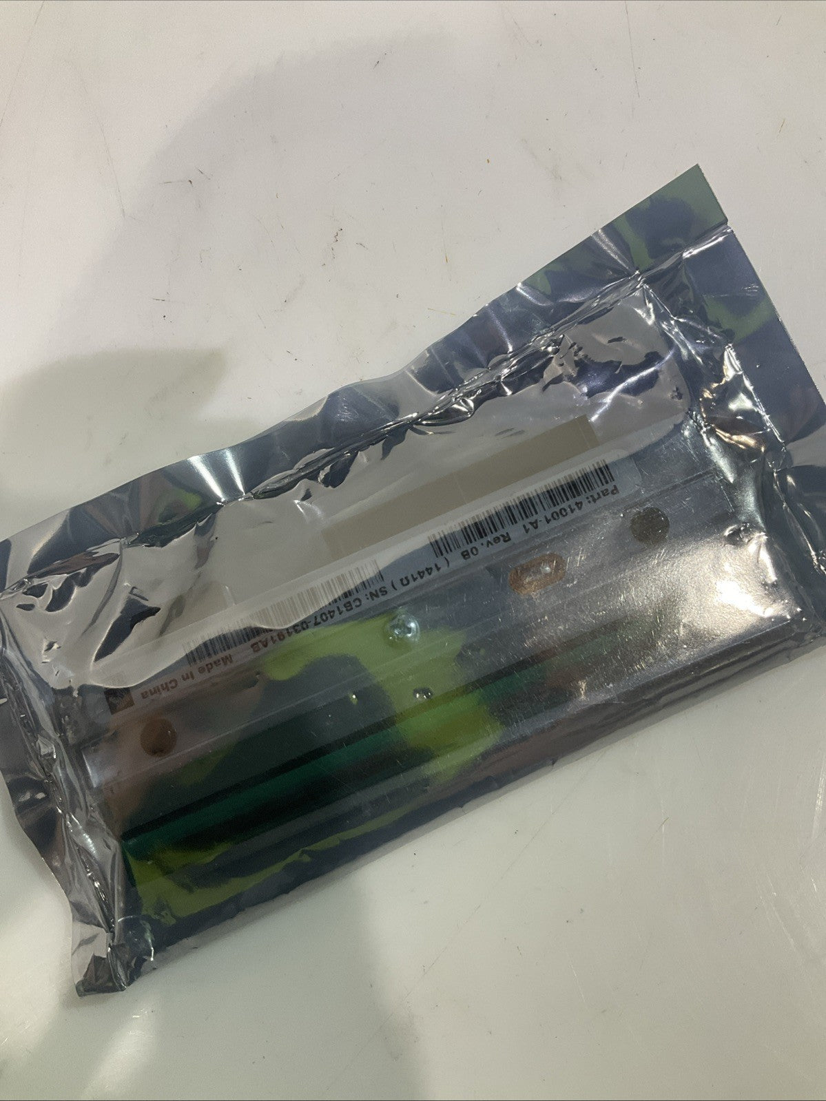 ZEBRA 41001-A1 THERMAL PRINTHEAD SN:CB1407-03191AB LOT OF 2 Y2M
