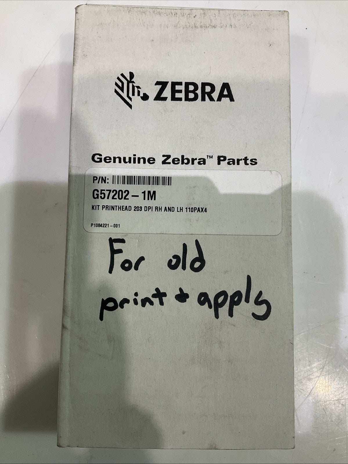ZEBRA G57202-1M 110PAX4 PRINTHEAD KIT 203 DPI RH AND LH 110PAX4 Y2M