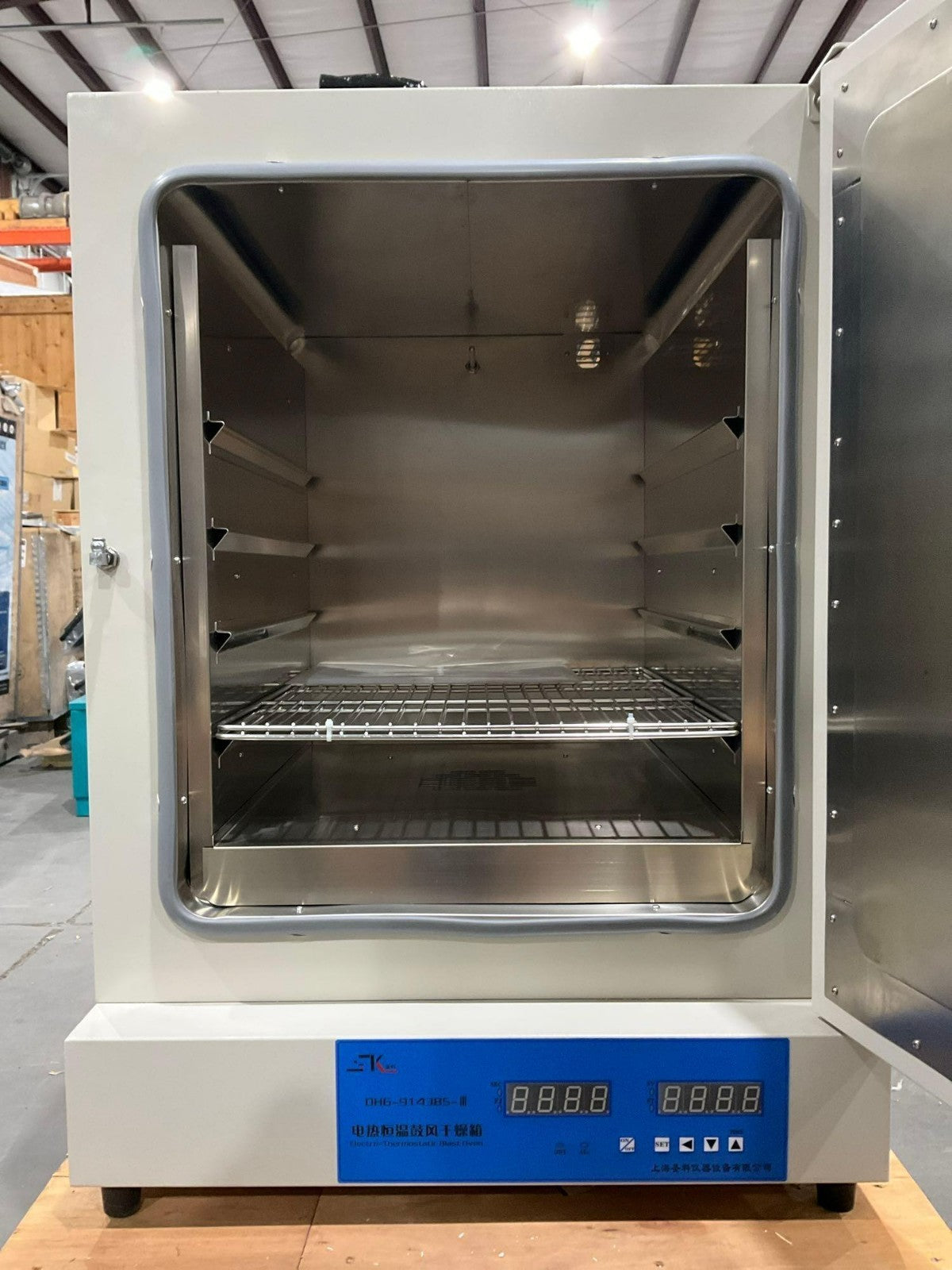 UNUSED 2022 ELECTRO-THERMOSTATIC BLAST DRYING OVEN DHG-9143B5-BLOOD DHG9143B5III