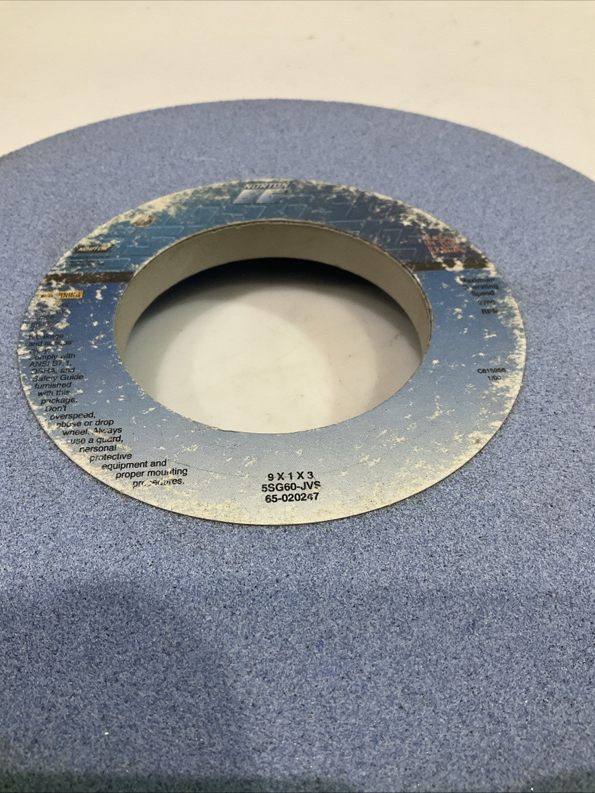 NORTON 5SG60-JVS 9X1X3 SURFACE GRINDING WHEEL Y2M