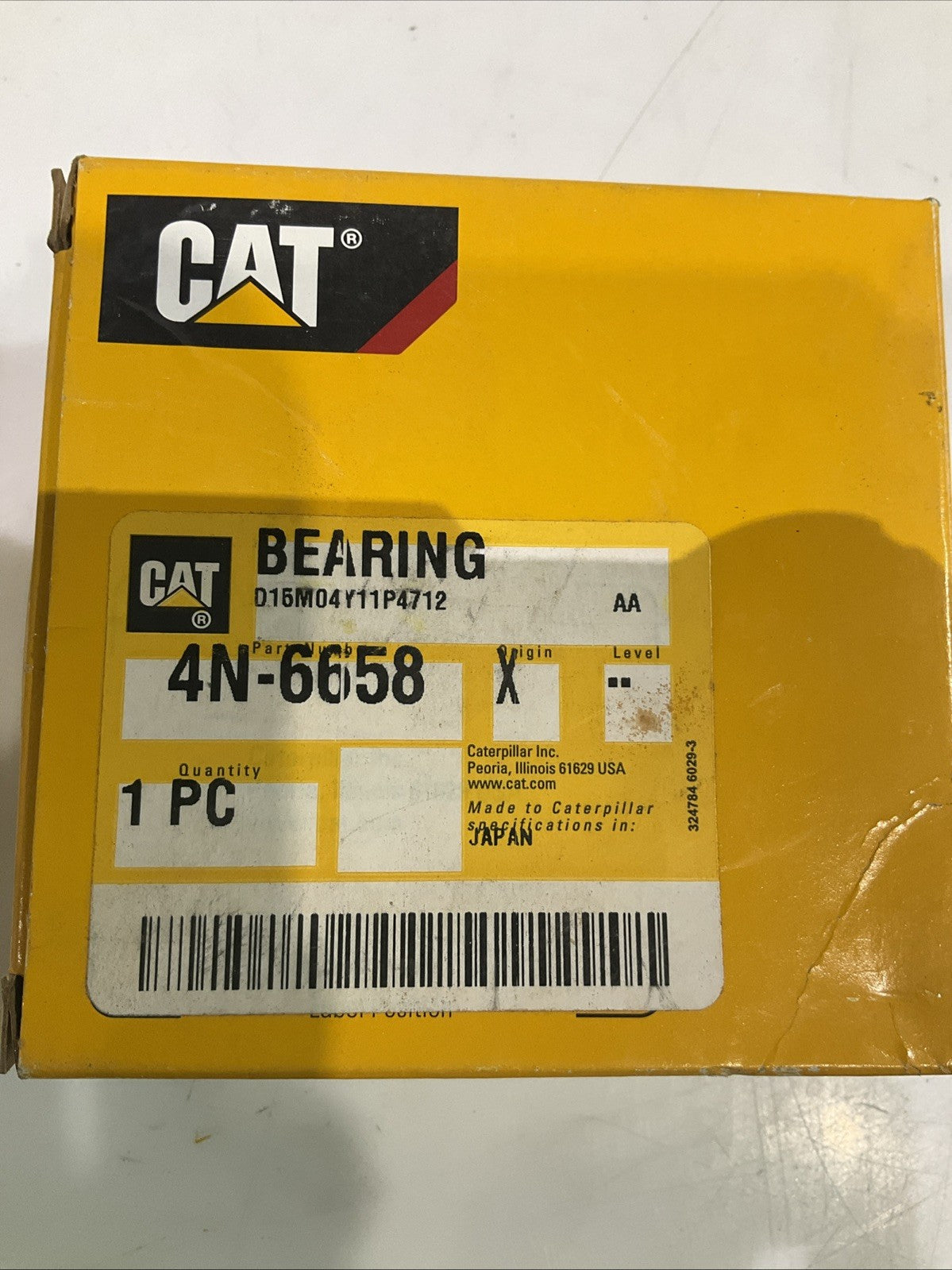 CAT-CATERPILLAR 4N-6658 OUTSIDE DIAMETER CYLINDER BLOCK BEARINGS Y2M