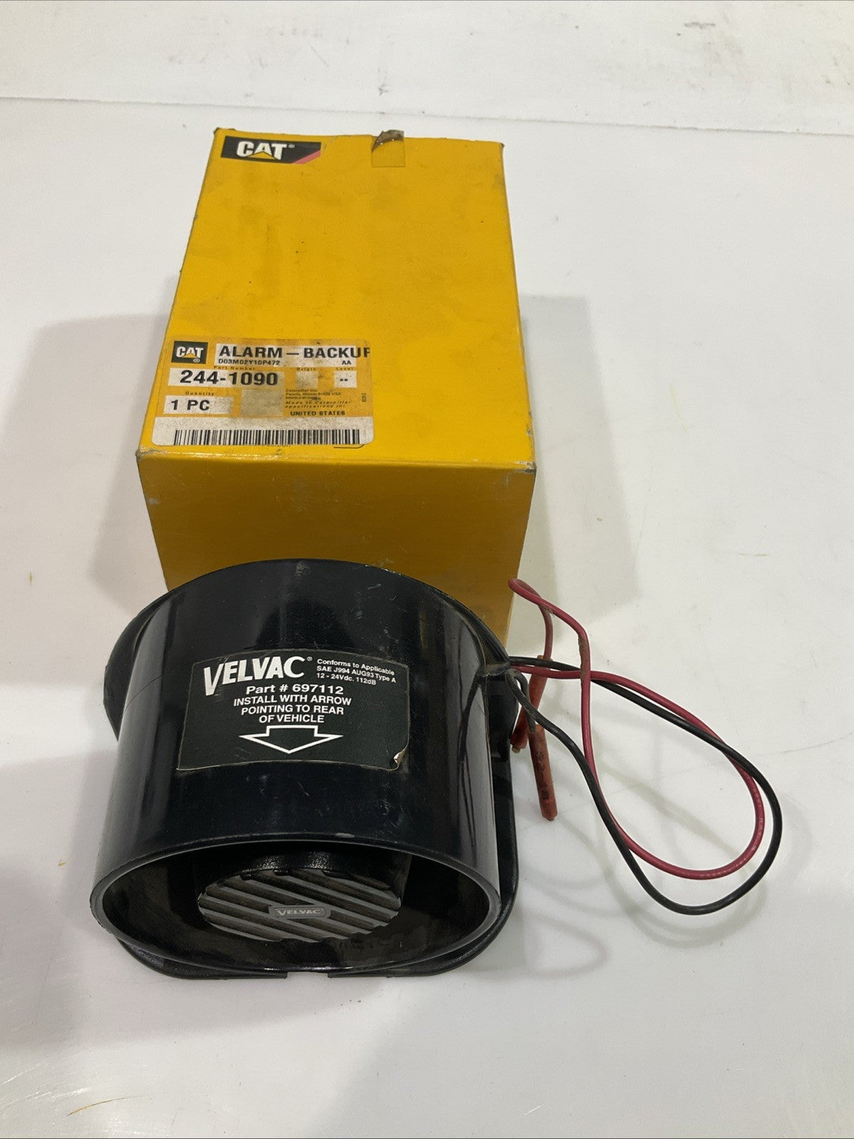 CAT-CATERPILLAR 244-1090 DUAL ALARM BACK UP Y2M