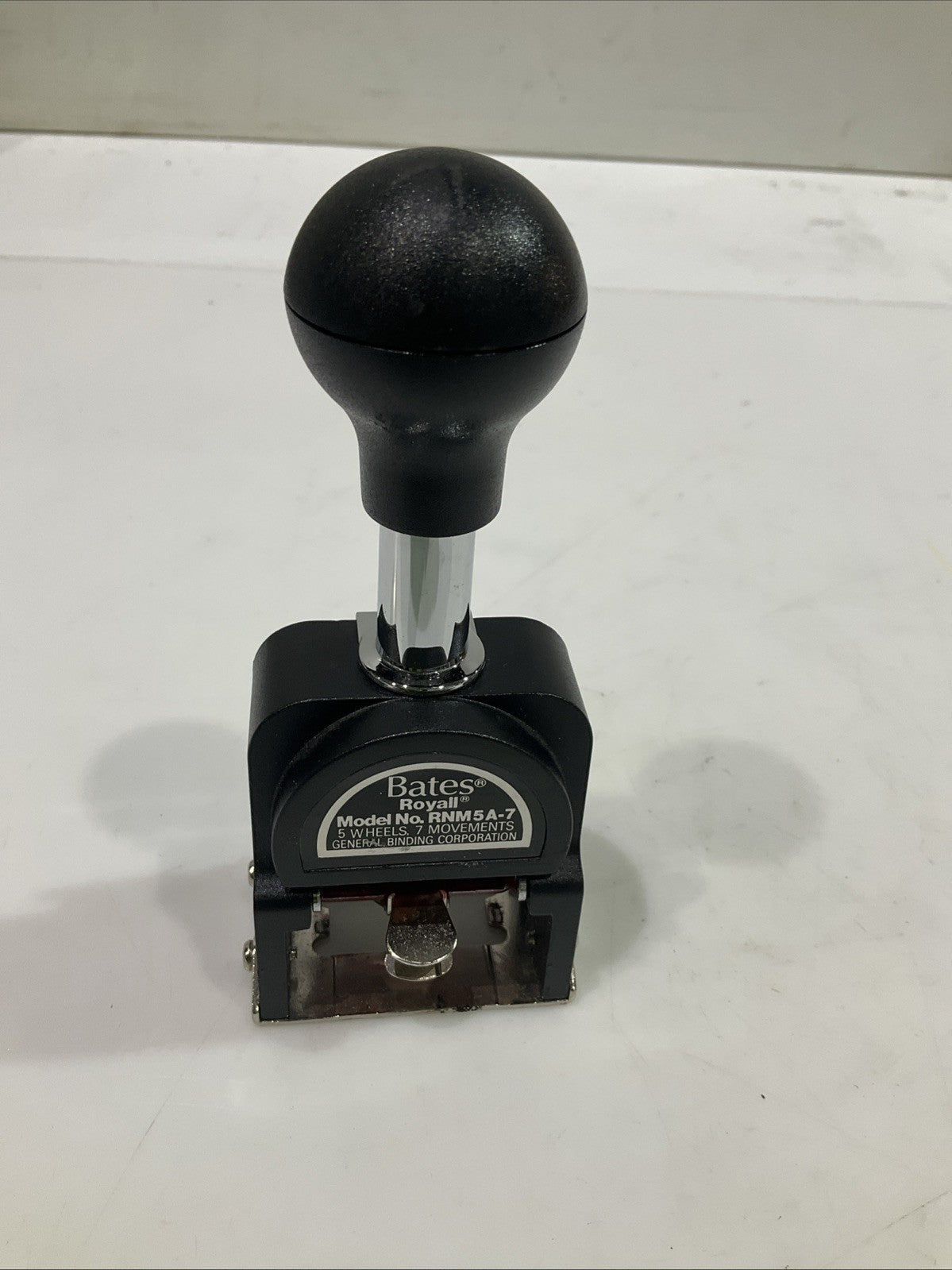 BATES ROYALL RNM5A-7 AUTOMATIC NUMBERING MACHINE 5 WHEEL & 7 MOVEMENTS KIT Y2M
