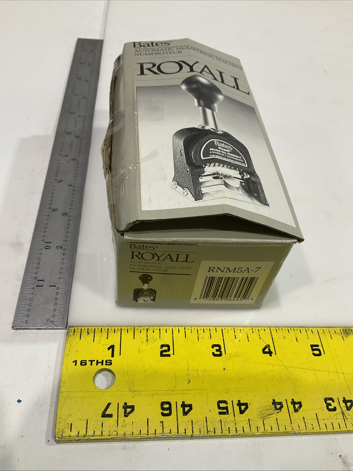 BATES ROYALL RNM5A-7 AUTOMATIC NUMBERING MACHINE 5 WHEEL & 7 MOVEMENTS KIT Y2M