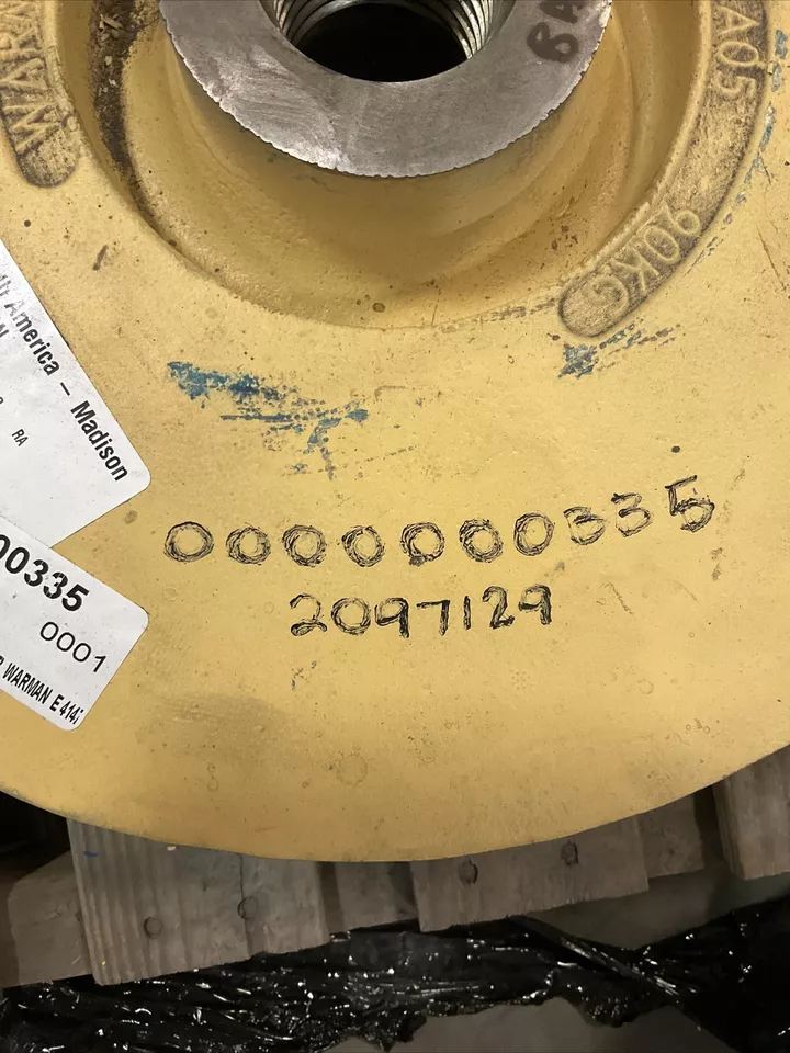 WEIR WARMEN E4147BFA05 IMPELLER 5VCG FILLED BACKVANES ULTRACHROME 27% CH 373